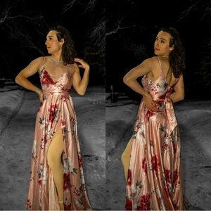 Windsor Pink Floral Maxi Dress